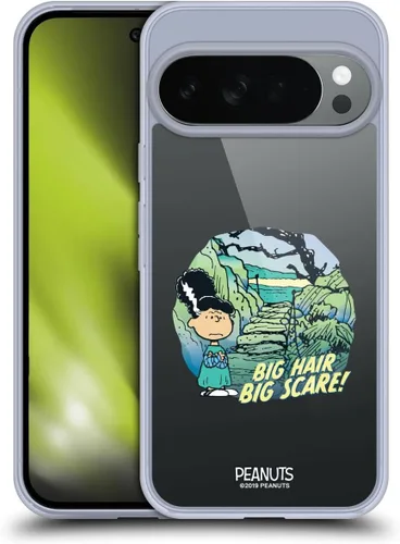Vista 43 de Head Case Designs Funda de gel Spooktacular con licencia oficial de Peanuts Linus y Snoopy [protección de grado militar] compatible con Google Pixel