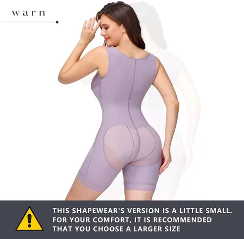 Vista 2 de M MYODRESS Shapewear para mujer, control de abdomen, moldeador de cuerpo completo, ropa de alta compresión