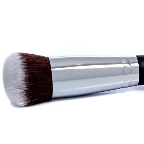 Vista 16 de Beauty Junkees Cepillo corrector para debajo de los ojos, pequeño, suave, esponjoso, cónico, sintético, sin crueldad, vegano, para polvo de fijación