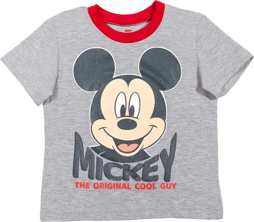 Vista 6 de Disney Camisetas de bebé de Mickey Mouse y pantalones cortos de rizo francés para niños pequeños