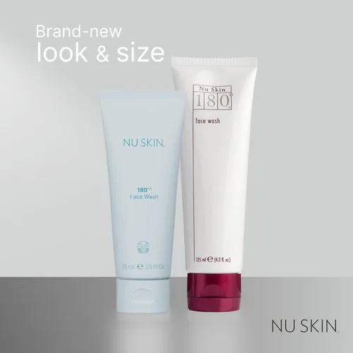 Vista 2 de Nu Skin Lavado facial 180° Limpiador hidratante con vitamina C para piel madura Limpiador facial hidratante para líneas finas y textura