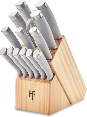 Vista 9 de Hampton Forge Epicure True Aqua - Juego de cuchillos (15 piezas)