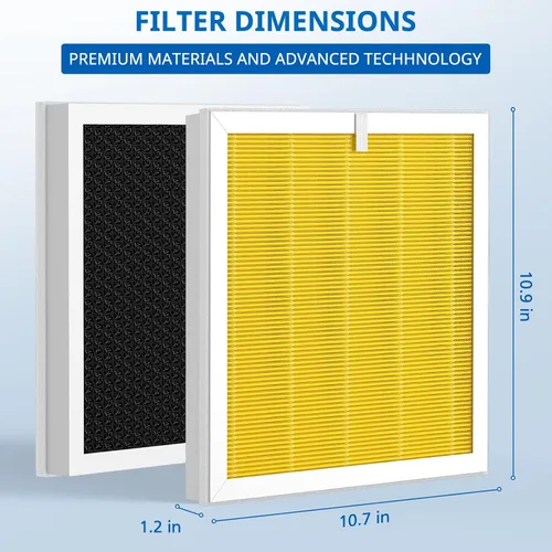 Vista 12 de Filtro G3 para el cuidado de mascotas compatible con AME G3 Sferf-30 (FXAP2W) purificador de aire para VEWIOR ClearAir-A3 Filtro purificador de aire