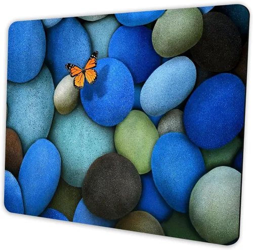 Vista 16 de Alfombrilla de mouse con diseño de flores 3D, alfombrilla de mouse personalizada para computadora portátil, accesorios de decoración de oficina