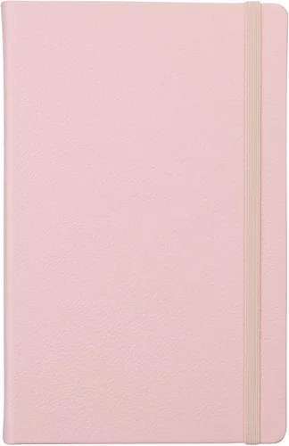 Vista 9 de Cuaderno de escritura clásico de cuero, de tapa dura, cierre elástico, páginas con rayas estrechas, colección Inspire