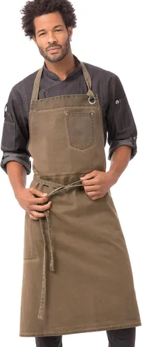 Vista 14 de Chef Works Delantal con pechera unisex Dorset Chefs