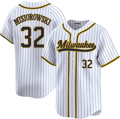 Vista 8 de Camiseta cosida de béisbol Milwaukee personalizada para hombres/mujeres/jóvenes para fanáticos de los deportes
