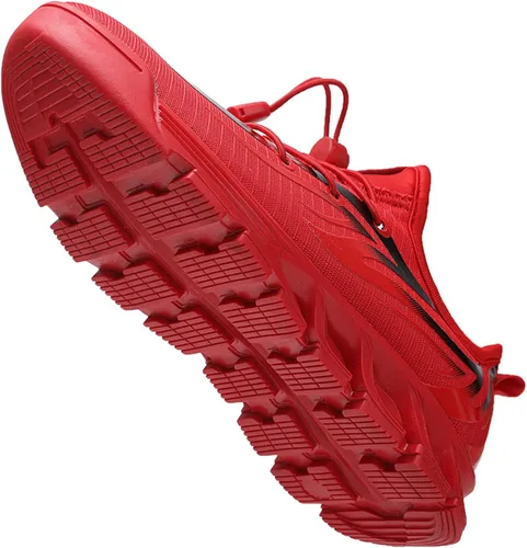 Vista 3 de GENCL Tenis de moda para niñas y niños con suela de goma, transpirables y antideslizantes, zapatos casuales para niños, con forro de tela