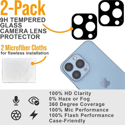 Vista 44 de Scooch Protector de pantalla 5 en 1 para iPhone 11 (paquete de 3) con protector de lente de cámara (paquete de 2) vidrio templado 9H de alta