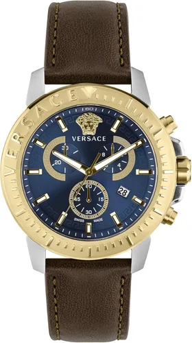 Vista 7 de Versace Nueva colección Chrono Reloj de lujo para hombre