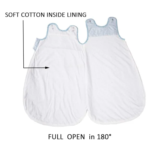 Vista 5 de Saco de dormir para bebé, saco de dormir para bebés de 3 a 6 meses, sin mangas, 9M, manta de transición para recién nacido, saco de transición