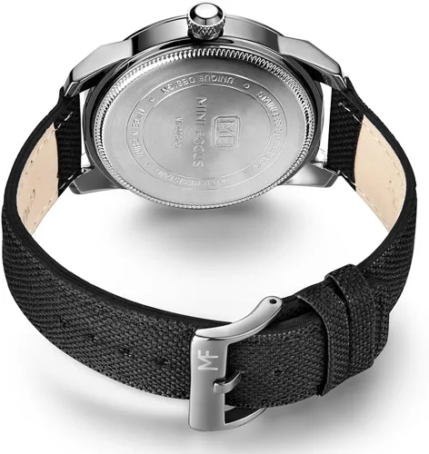 Vista 4 de Gosasa Reloj de pulsera militar de moda con esfera de camuflaje para hombre, reloj analógico de cuarzo, correa de nailon impermeable
