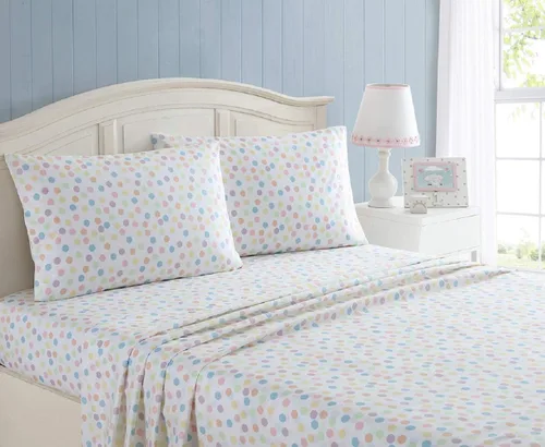 Vista 7 de Kute Kids - Juego de sábanas supersuave, fabricado con diseños y personajes especiales, incluye funda(s) para almohada; en tamaño Twin, Full y Queen