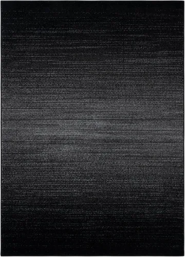 Vista 3 de SAFAVIEH Adirondack Collection - Alfombra decorativa, 2 pies 6 pulgadas x 4 pies, color negro y gris, diseño moderno, no desprende pelusa y de fácil