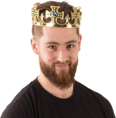 Vista 3 de Tigerdoe Kings Crown - Paquete de 4 coronas de rey real y tiara de princesa - Accesorios para disfraz