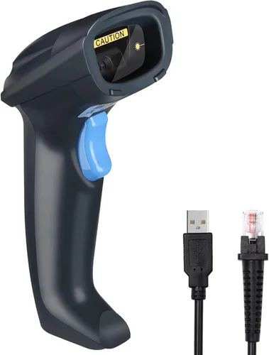 Vista 12 de OBZ Escáner de código de barras Bluetooth 2D con pantalla LCD grande de 2.4 pulgadas, inalámbrico 3 en 1 y Bluetooth y USB, escáner de imagen