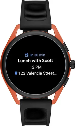 Vista 6 de Emporio Armani - Smartwatch 3 con tecnología Wear OS de Google con altavoz, frecuencia cardíaca, GPS, NFC y notificaciones de celular inteligente