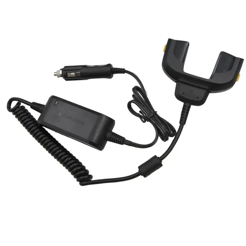 Vista 4 de Cable cargador de coche de vehículo para escáneres de código de barras Zebra TC70, TC75, TC72 y TC77; sustituye a CHG-TC7X-CLA1-01
