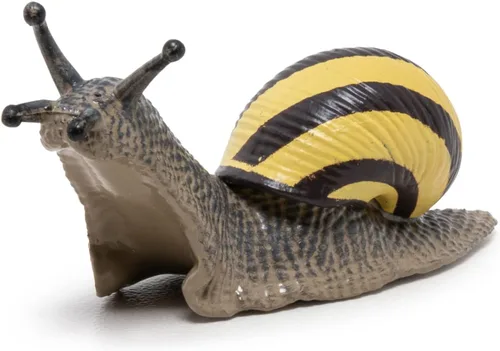 Vista 3 de Papo - Figura realista de caracol de madera - A partir de 3 años - Colección de animales de jardín - Juego educativo de criaturas pequeñas - Juguete