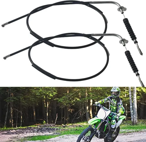 Vista 2 de Mingdun Cable de freno delantero para Suzuki LT80 80 Quadrunner 1987-2006 para Kawasaki KFX80 2003-2006 2 uds