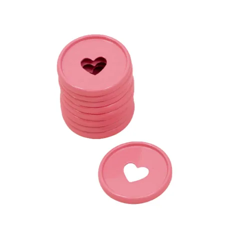 Vista 22 de Craftelier - Anillos de Disco M Metálicos con Corte de Troquel en Forma de Corazón para Encuadernación de Scrapbooking para Planners, Agendas