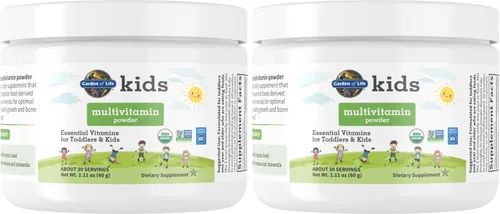 Vista 7 de Garden of Life Kids Multivitamin Powder, Daily Vitamins and Minerals for Toddlers & Kids - Organic Toddler Multi Powder With 15 Vitamin C, D3, Zinc