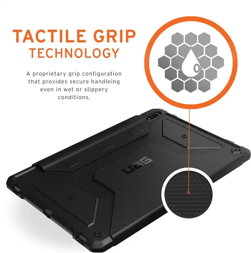 Vista 5 de URBAN ARMOR GEAR UAG - Funda protectora diseñada para Samsung Galaxy Tab S7 Plus, 12.4 pulgadas, funda protectora resistente resistente