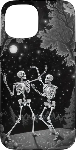 Vista 6 de iPhone 12 mini Estética Ocultista Grunge Gótico Esqueleto Bailando Halloween Case