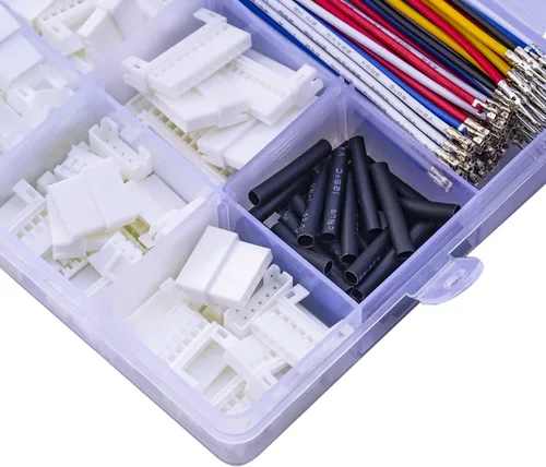 Vista 4 de Kit de conector JST macho y hembra PH de 0.08 pulgadas con cable preprensado de 22 AWG (total de 166 piezas) 2/3/4/5/6/7/8/9/10 conector de cable