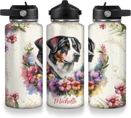 Vista 12 de Hyturtle Botella de agua de acero inoxidable con animales personalizados 19032025 D2 (abeja)