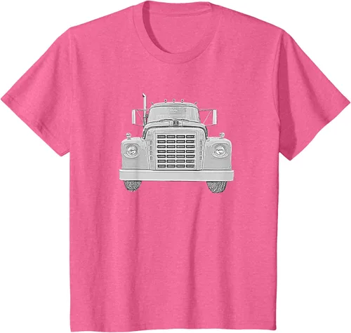Vista 36 de Camiseta clásica de camión pesado International Harvester IH Loadstar, Negro, S