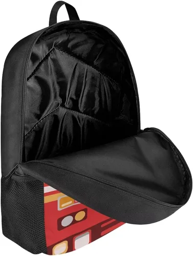 Vista 170 de HUGS IDEA Los animales frescos 3D niños escuela libro bolsa niños impresión mochilas, Baloncesto, Moderno