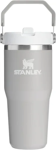 Vista 87 de STANLEY IceFlow 2.0 - Vaso con pajilla abatible con asa, 30 onzas, tapa giratoria y popote abatible, botella de agua a prueba de fugas, acero Tiza
