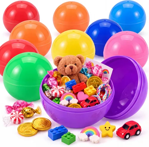Vista 14 de Sosation 1,1 pulgadas 150 PC Gumball máquina expendedora cápsula, color Color elegante