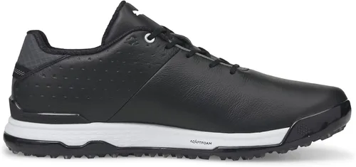 Vista 4 de PUMA GOLF Proadapt Alphacat - Zapatos de golf de cuero para hombre, NegroPlata