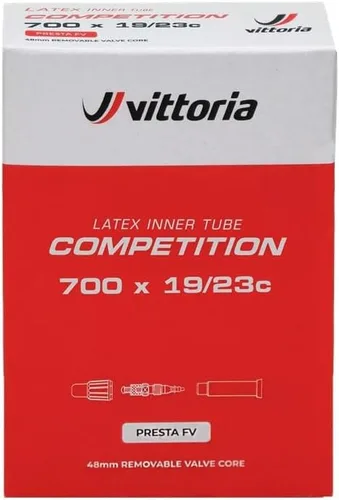 Vista 6 de Vittoria Tubo interior de látex de competición – Presta 1.890 in núcleo extraíble – Tubo de bicicleta ligero, flexible y de rodadura rápida