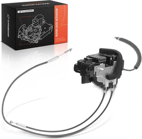 Vista 10 de A-Premium Actuador de pestillo de cerradura de puerta compatible con Nissan Titan 2004-2014 Crew Cab Pickup, lado trasero izquierdo del conductor