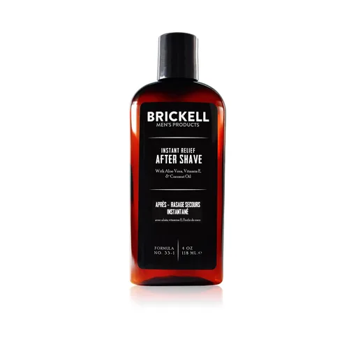 Vista 6 de Brickell Alivio Instantáneo Aftershave para Hombres, Bálsamo Natural y Orgánico Calmante para Después del Afeitado para Evitar Quemaduras