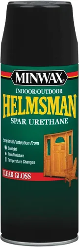Vista 15 de Minwax - Capa de uretano Helmsman para exteriores y interiores a base de agua, cuarto de galón, brillante