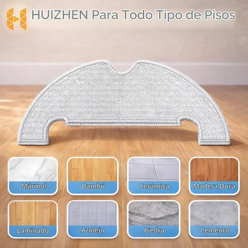 Vista 8 de Piezas de repuesto D10 Plus, compatibles con Dreame Bot D10 Plus Gen 1 (RLS3D), kits de accesorios de aspiradora, 2 cepillos principales, 4 cepillos