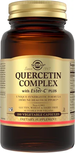 Vista 7 de Solgar – Quercetin Complex con Ester-C Plus Cápsulas Vegetales, E2318, 1, 1