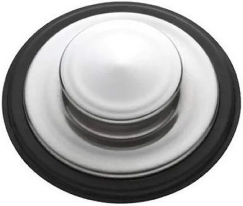 Vista 3 de Tapón para lavabo Insinkerator, STP-SSB Brushed Stainless Steel Finish; Compatible with INSINKERATOR-Manufactured Food Waste Disposer