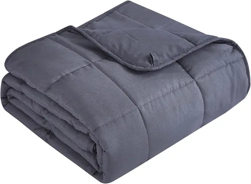 Topcee Manta con peso (3 libras, 36 x 48 pulgadas), manta refrescante pesada para dormir, se aplica a 20-40 libras, manta suave y gruesa