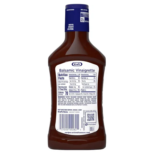 Vista 9 de Kraft Aderezo para ensalada de vinagreta balsámica (botella de 16 fl oz)