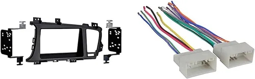 Vista 2 de Metra 95-7345B Kit de tablero doble DIN para Kia Optima 2011-2013 (negro)