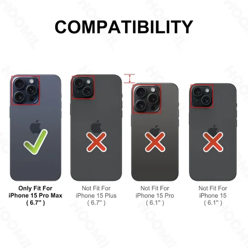 Vista 323 de HOOMIL Funda para iPhone 7 Plus/iPhone 8 Plus de 5.5 Pulgadas, sin amarillamiento, protección contra caídas, cubierta trasera dura transparente