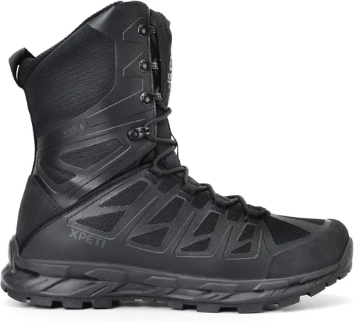 Vista 2 de XPETI Botas tácticas impermeables Stealth 8" para hombre Negro