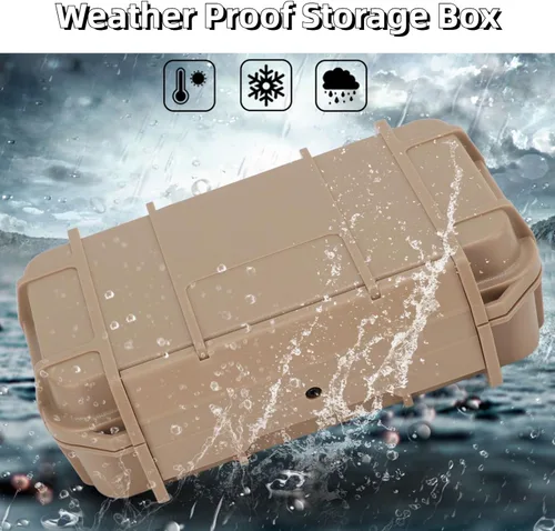 Vista 3 de Caja de herramientas rígida impermeable, resistente al desgaste, resistente a la presión, caja de herramientas de instrumentos de seguridad