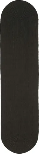 Vista 35 de BNM - Alfombra ovalada bohemia para interiores y exteriores con patrón trenzado sólido, perfecta para patio trasero, patio, oficina, sala de estar