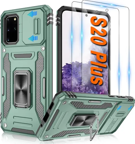Vista 31 de Atump Funda para Motorola Moto G Play 2024 (4G) con [paquete de 2] protector de pantalla HD y cubierta para cámara deslizante, soporte de anillo